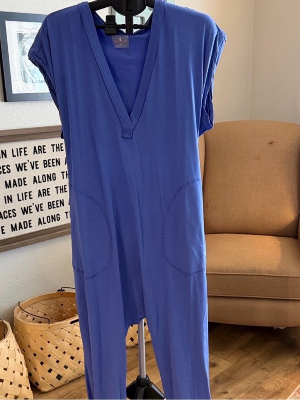 Free People FP Movement V-Neck Jumpsuit - Picture 3 of 5
